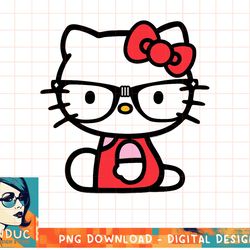 hello kitty nerd glasses t-shirt copy png