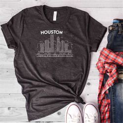 houston skyline shirt houston shirt texas shirt houston texas houston tee houston t-shirt texas tshirt houston t