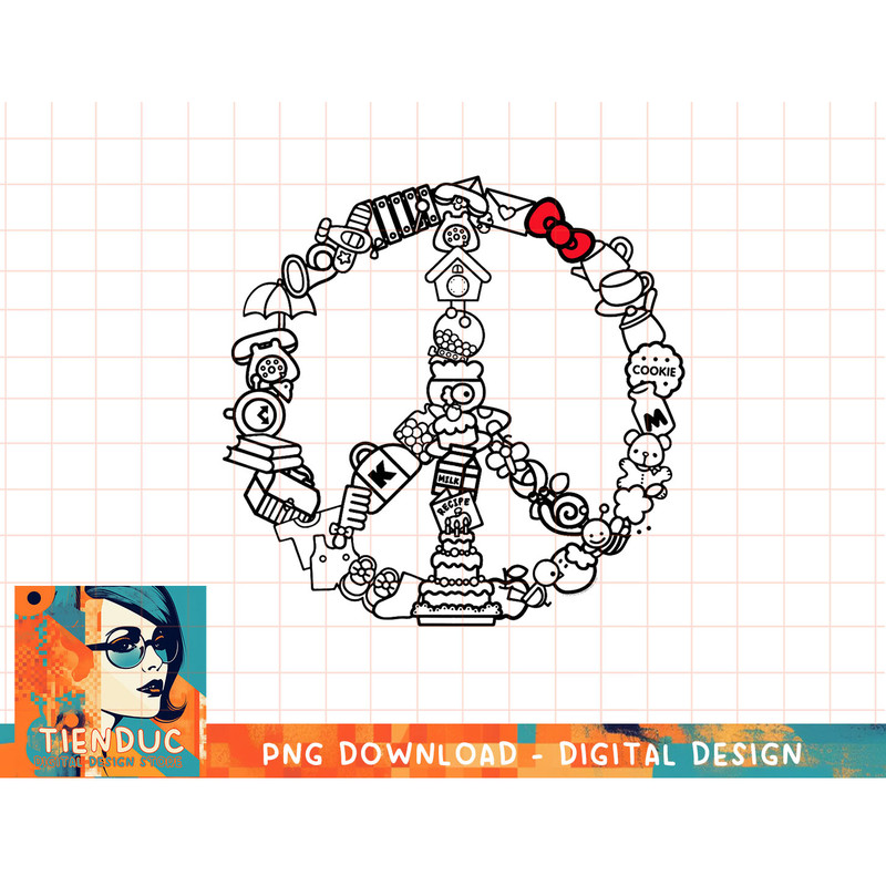 Hello Kitty Peace Sign T-Shirt copy.jpg