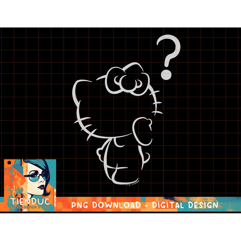 Hello Kitty Question Mark Tee Shirt copy.jpg