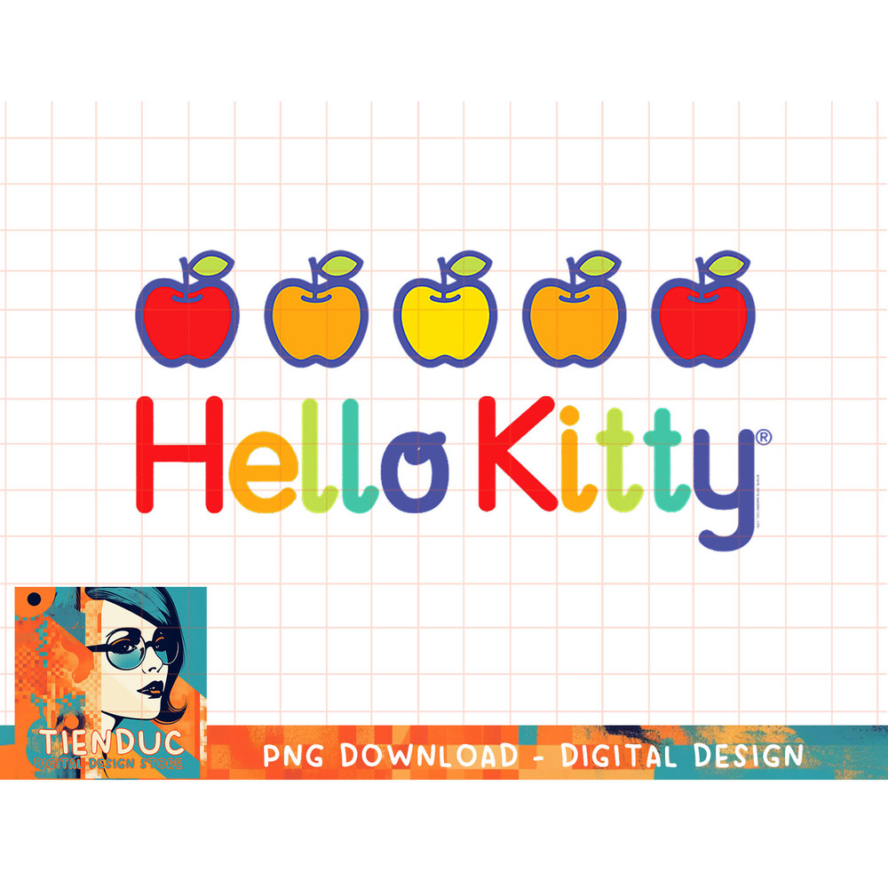 Hello Kitty Rainbow Apples T-Shirt copy.jpg