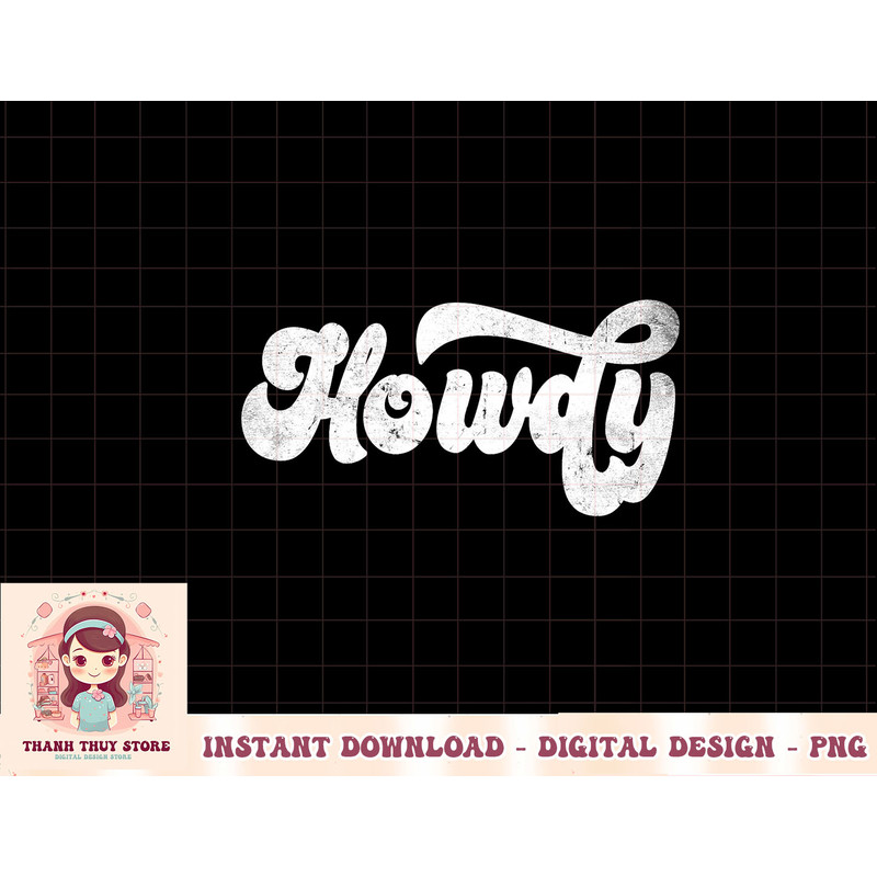 Vintage Howdy Rodeo Western Country Southern Cowgirl T-Shirt copy.jpg