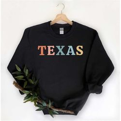 vintage texas sweatshirt, texas fan shirt, the lone star state pride, college student gifts, austin houston shirt vacati