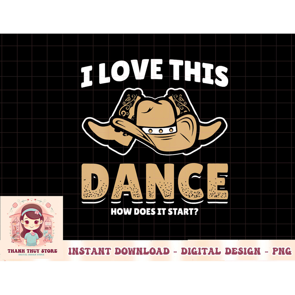 Womens How Does This Dance Start Line Dancer Country Cowboy V-Neck T-Shirt copy.jpg