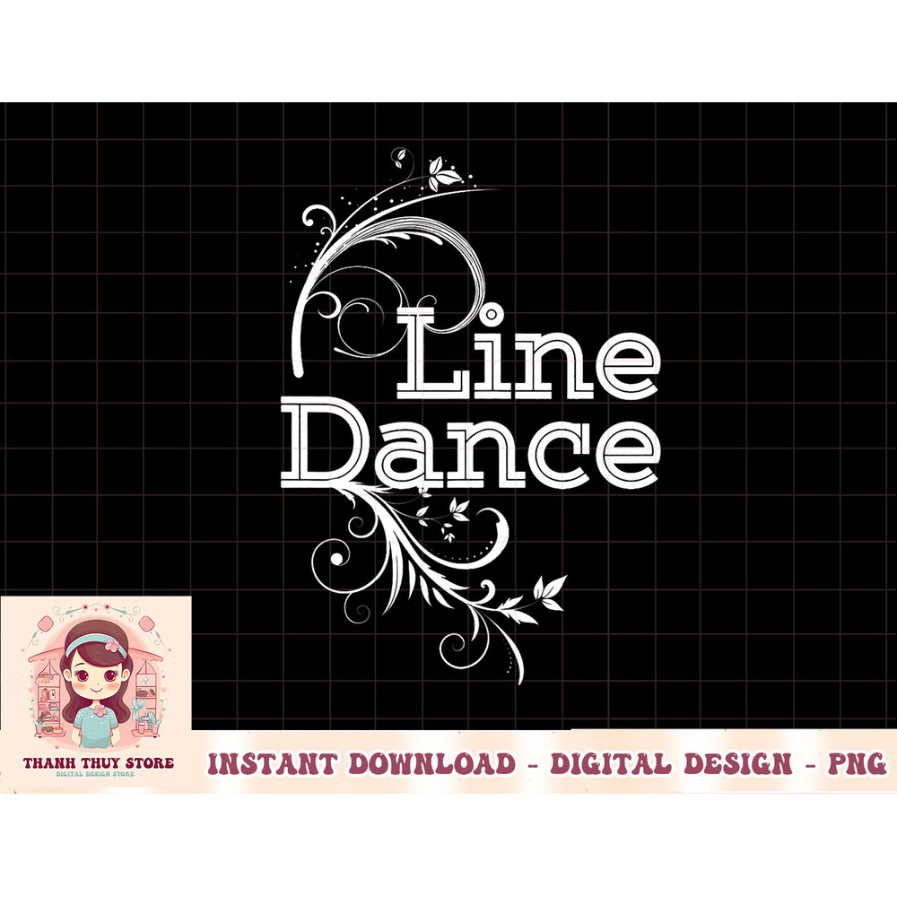 Womens Line Dance Country Music Western Dancing Dancer Gift T-Shirt copy.jpg