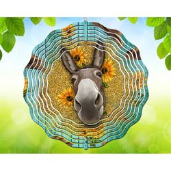 western donkey wind spinner png sublimation design, wind spinner png, donkey wind spinner png, western wind spinner png,