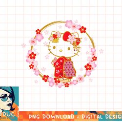 hello kitty sakura spring t-shirt.pnghello kitty sakura spring t-shirt copy png