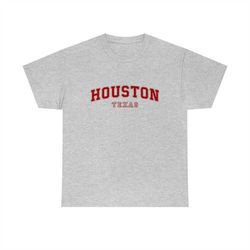 houston texas t-shirt, houston city tee, texas state tee, streetwear tee, urban style shirt, unisex cotton tee