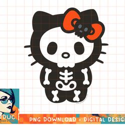 hello kitty skeleton halloween tee shirt copy png