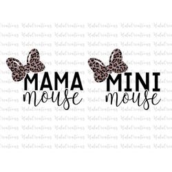 Bundle Mama Mouse Mini Mouse Svg, Grandma, Nana, Mimi, Gigi Svg, Happy Mother Day, Mother's Day Svg, Mom Life, Motherhoo