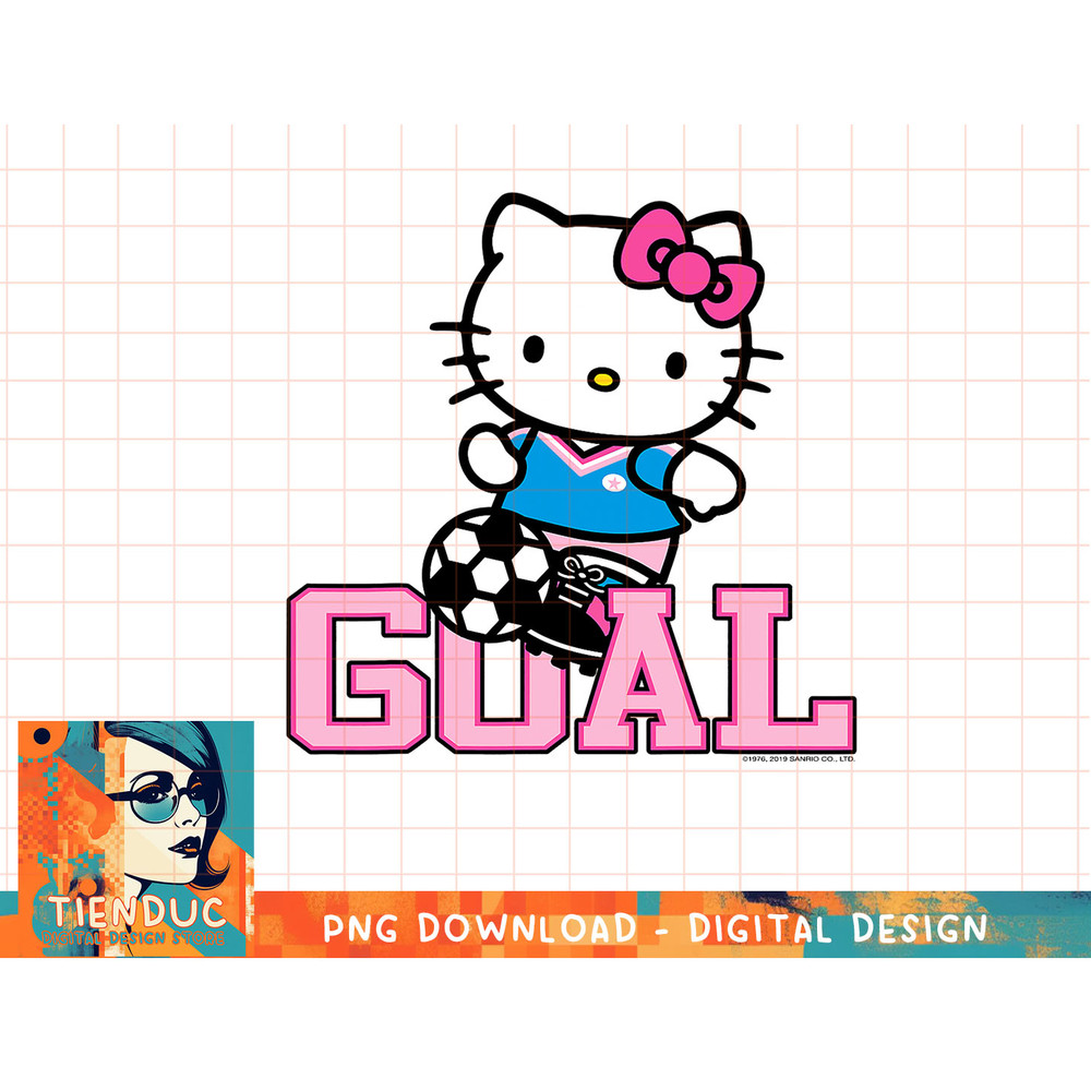 Hello Kitty Soccer GOAL Sports Athlete Tee Shirt copy.jpg