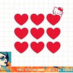 hello kitty stacked hearts tee shirt copy png