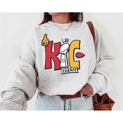 kc chief superbowl champions crewneck sweatshirt / t-shirt, kc champs sweatshirt, kansas city shirt, kansas city champio