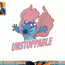 disney lilo & stitch unstoppable stitch t-shirt copy png
