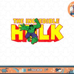 marvel the incredible hulk retro comic t-shirt copy png