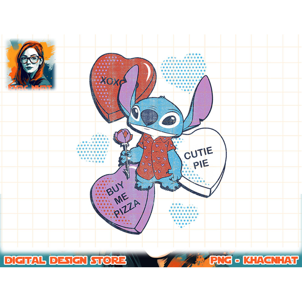 Disney Lilo & Stitch Valentine s Day Stitch Candy Hearts T-Shirt copy.jpg