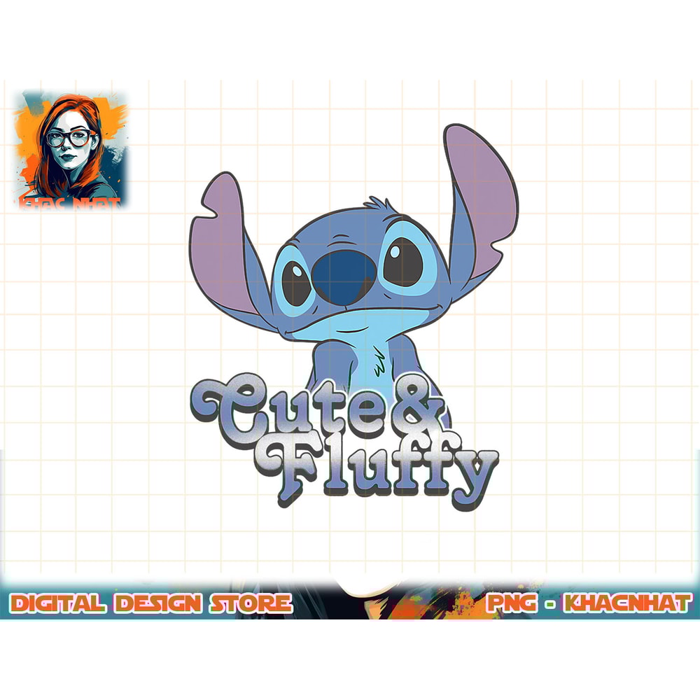 Disney Lilo & Stitch Valentine s Day Stitch Cute & Fluffy T-Shirt copy.jpg