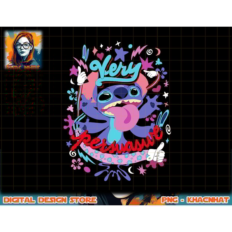 Disney Lilo & Stitch Very Persuasive Poster T-Shirt copy.jpg