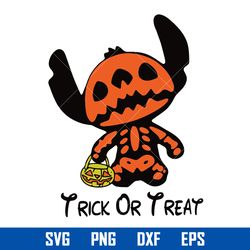 trick or treat svg, stitch halloween svg, disney hallowen svg, halloween svg, png dxf eps digital file