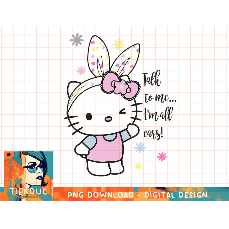 Hello Kitty Talk to Me Easter Tee Shirt copy.jpg