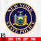Badge New York State police svg eps dxf png file.jpg
