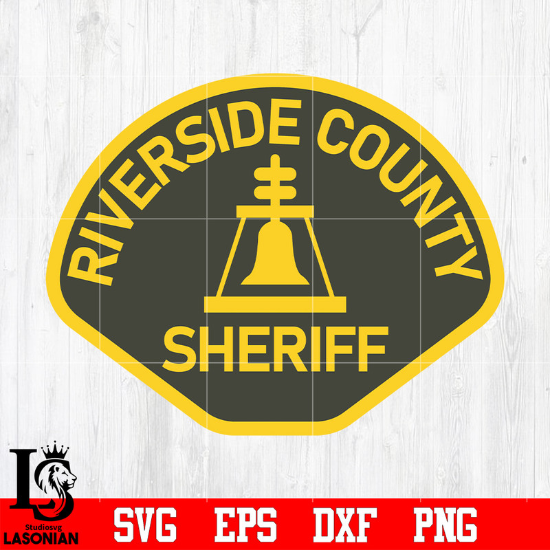 Badge Riverside County Sheriff svg eps dxf png file.jpg