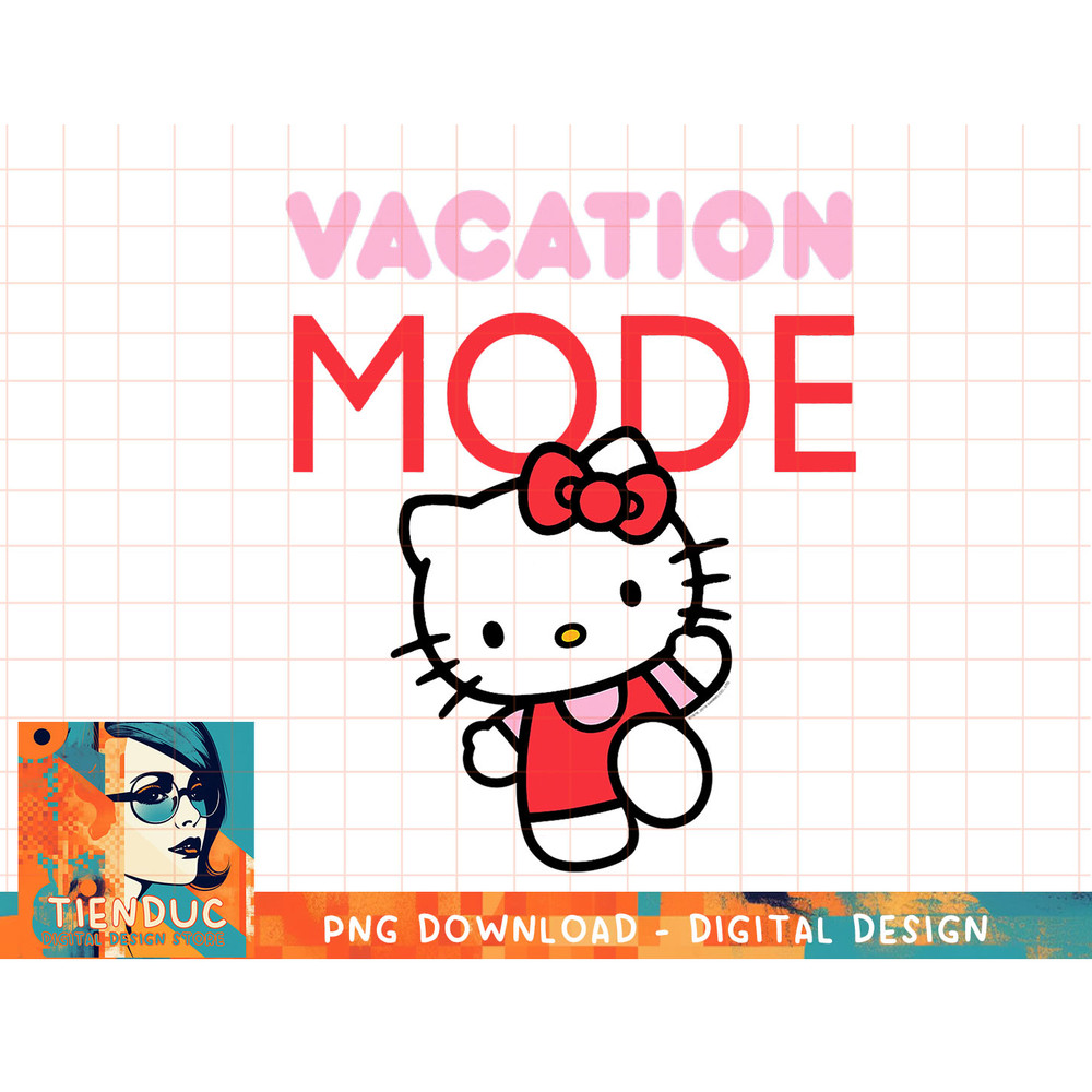 Hello Kitty Vacation Mode T-Shirt copy.jpg