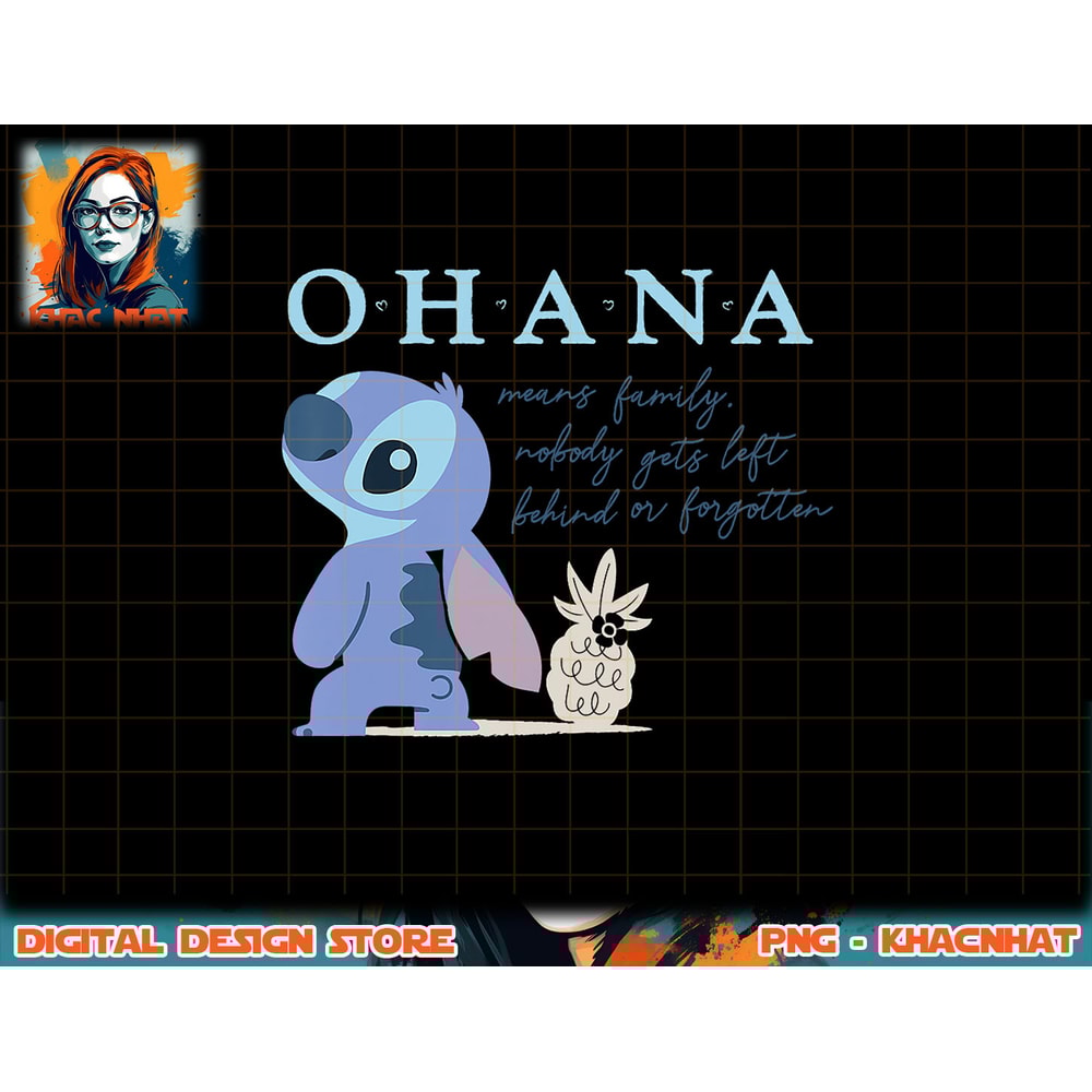 Kids Disney Lilo & Stitch Ohana Never Left Or Forgotten T-Shirt copy.jpg