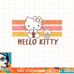 hello kitty vintage stripes t-shirt copy png