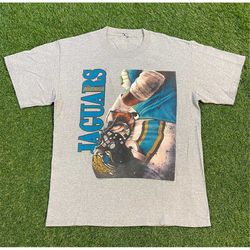Vintage Jacksonville Jaguars T Shirt Tee Size Large L NFL Football Jax Florida 1990s 90s