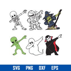 horror characters halloween svg, halloween svg, png dxf eps digital file