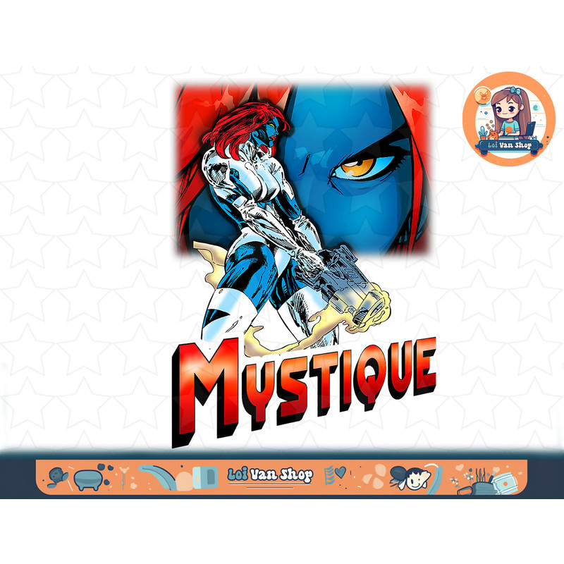 Marvel X-Men Mystique Weapons Ready Close-Up Graphic T-Shirt T-Shirt copy.jpg