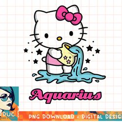hello kitty zodiac aquarius tee shirt copy png