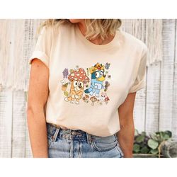 bluey family shirt, bluey and bingo shirt, chili mum shirt, cool mom shirt, funny bluey shirt, heeler family shirt