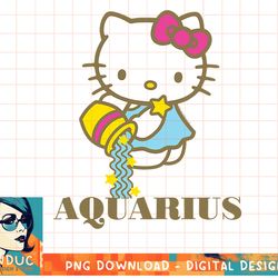 hello kitty zodiac aquarius t-shirt copy png