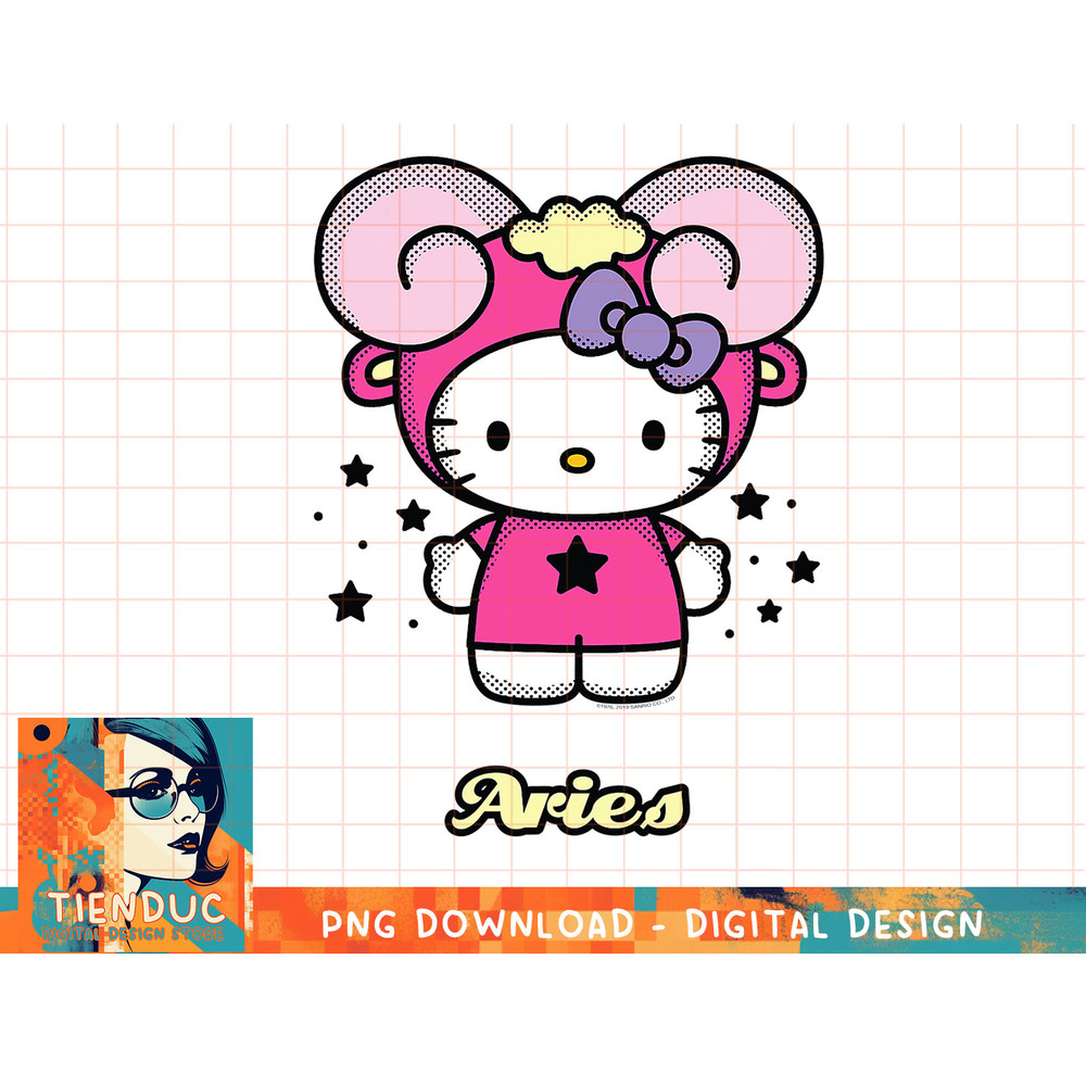 Hello Kitty Zodiac Aries Tee Shirt copy.jpg