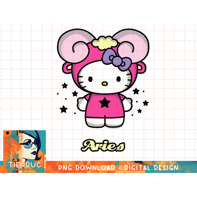 Hello Kitty Zodiac Aries Tee Shirt copy.jpg