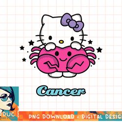 hello kitty zodiac cancer tee shirt copy png