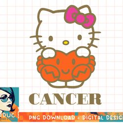hello kitty zodiac cancer t-shirt copy png