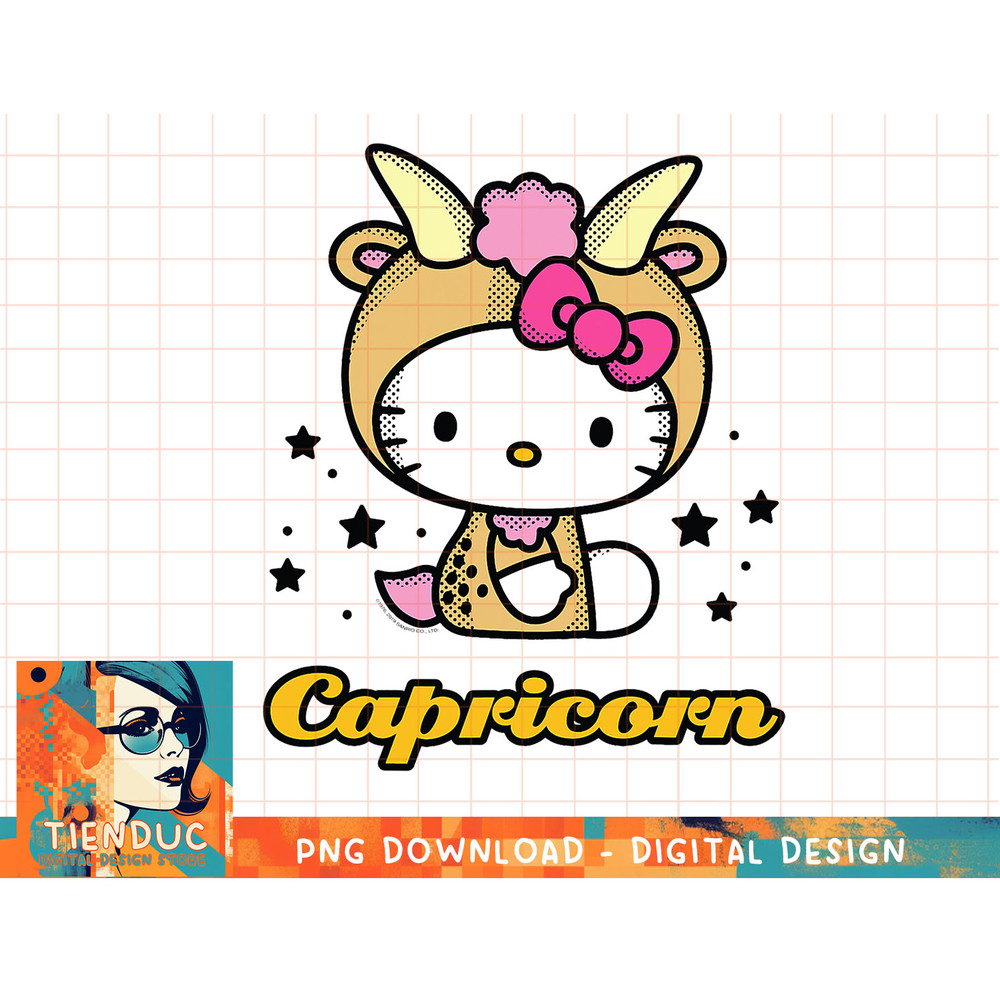 Hello Kitty Zodiac Capricorn Tee Shirt copy.jpg
