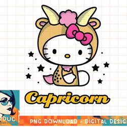 hello kitty zodiac capricorn tee shirt copy png