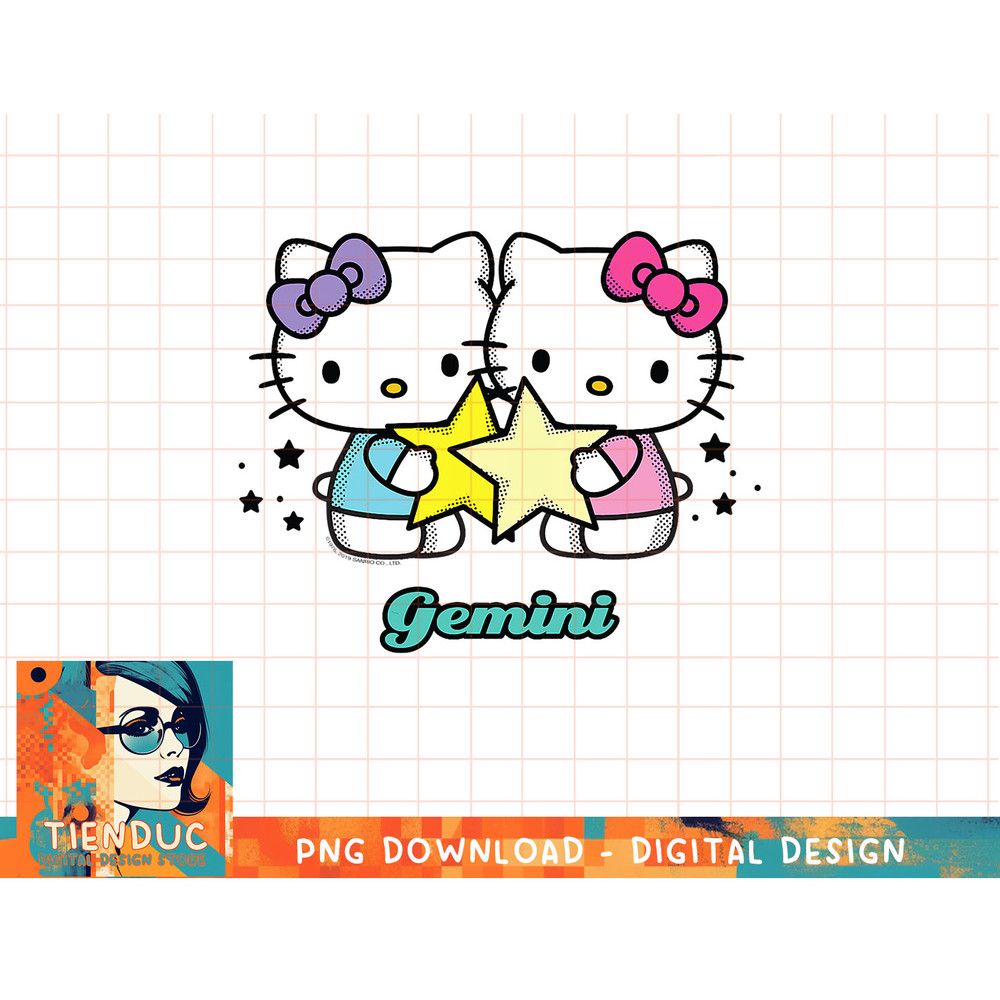 Hello Kitty Zodiac Gemini Tee Shirt copy.jpg