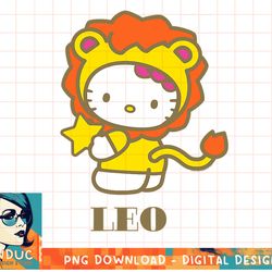 hello kitty zodiac leo t-shirt copy png