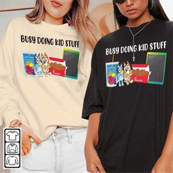 busy doing kid stuff trend shirt, funny mother's day sweatshirt, mom shirt, gift for mom, funny mom tee tre1104dt
