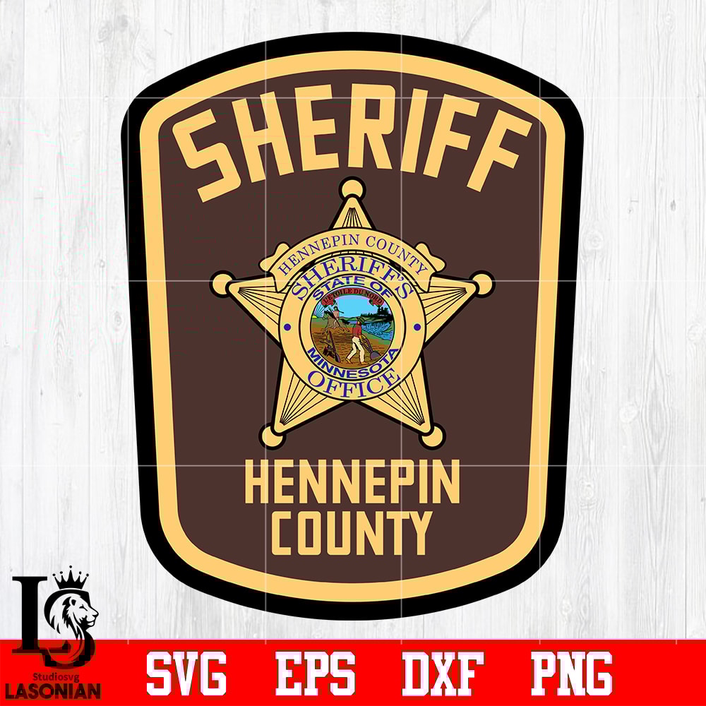 Badge Sheriff Hennepin County svg eps dxf png file.jpg