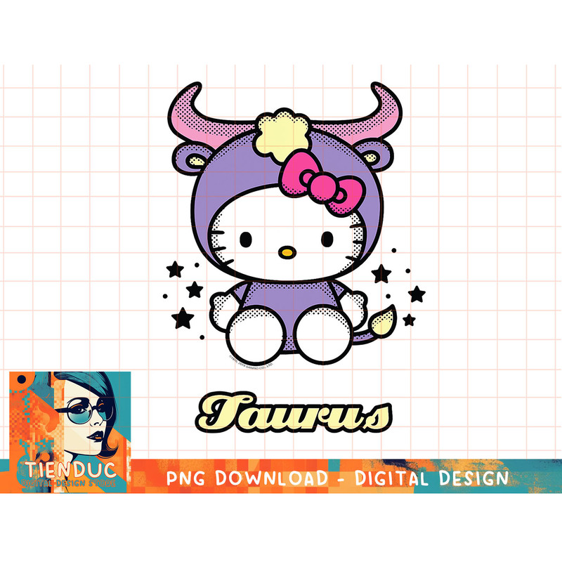 Hello Kitty Zodiac Taurus Tee Shirt copy.jpg