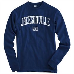 LS Jacksonville 904 Tee - Long Sleeve T-shirt - Men  S M L XL 2x 3x 4x - Jacksonville Shirt, Jax, Florida