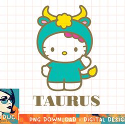 hello kitty zodiac taurus t-shirt copy png