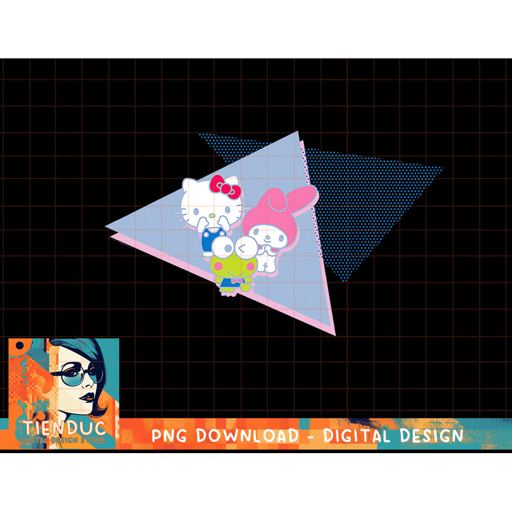 Hello Kitty, Keroppi, My Melody Retro Tee Shirt copy.jpg