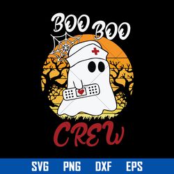 boo boo crew ghost nurse svg, ghost nurse svg, halloween svg, png dxf eps digital file